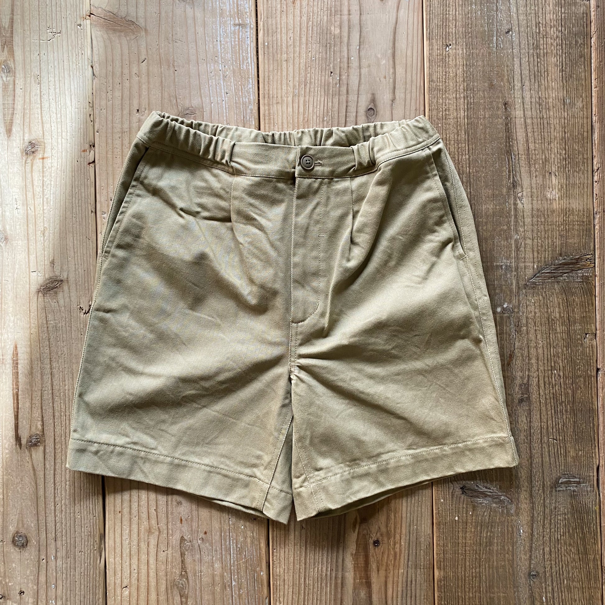 S&Y WORKSHOP Original Easy Shorts / OrganicCotton "Drill Fabric"