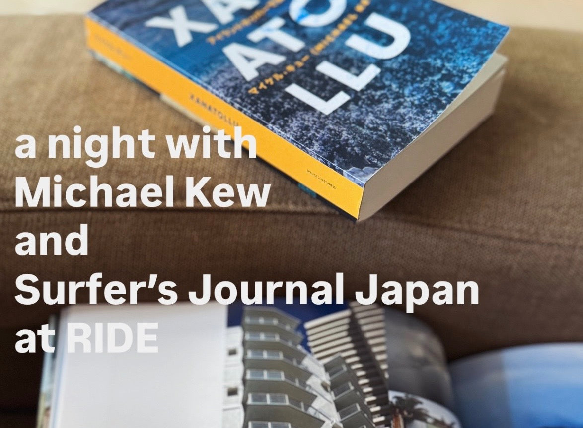 a night with Michael Kew and The Surfer's Journal Japan