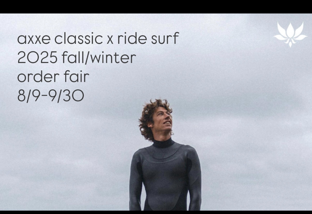 AXXE CLASSIC FALL/WINTER ウエットスーツオーダーフェア開始！