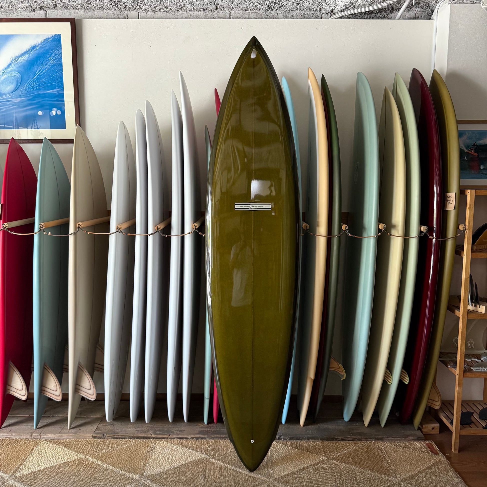 7'2" YU surfboards Modern single model