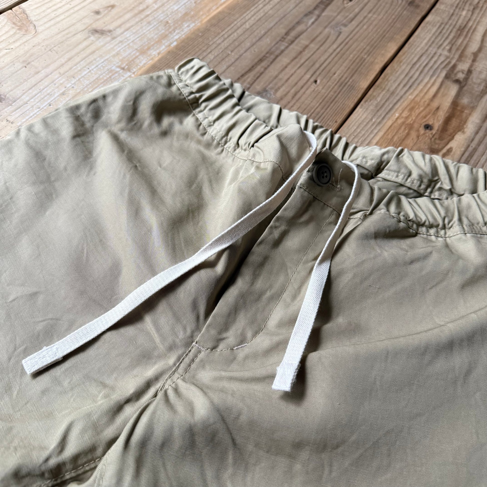 S&Y WORKSHOP Original /Organic cotton Easy Trousers”Gabardine”