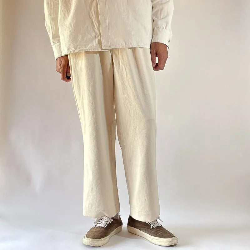 S&Y WORKSHOP Original /Easy Trousers 100% Organic cotton Drill Tumbler