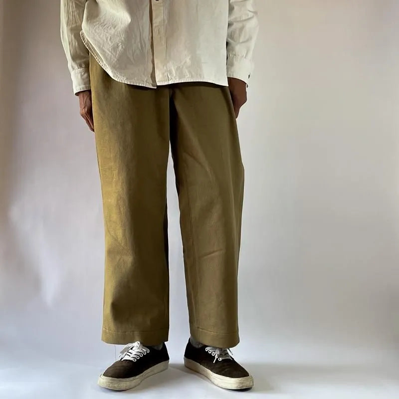 S&Y WORKSHOP Original /Easy Trousers 100% Organic cotton Drill Tumbler