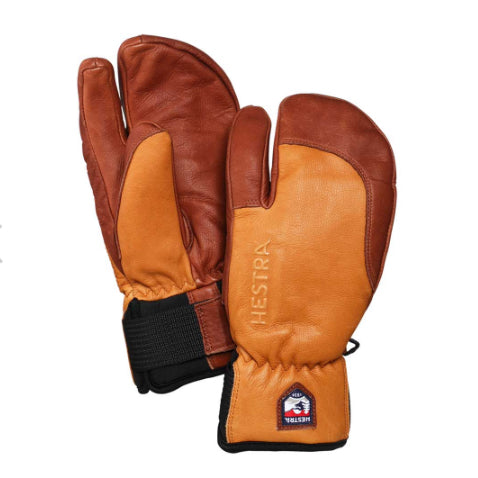 HESTRA 3-FINGER FULL LEATHER SHORT