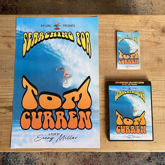 Blue-ray+DVD+Photo Book【Serching For Tom Curren】25th anniversary Collector's Edition ポスター&ステッカー付き