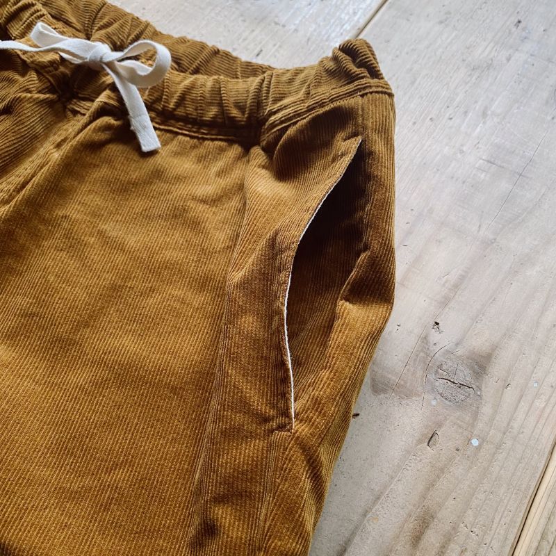 S&Y WORKSHOP Easy Shorts "Corduroy ” brown