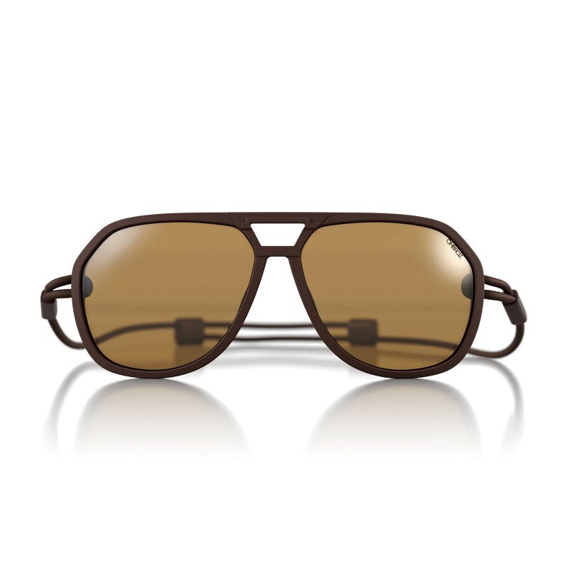 OMBRAZ CLASSIC matt brown-polarized yellow
