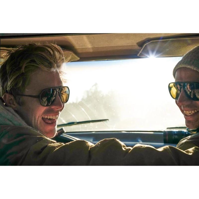 OMBRAZ CLASSIC matt brown-polarized yellow