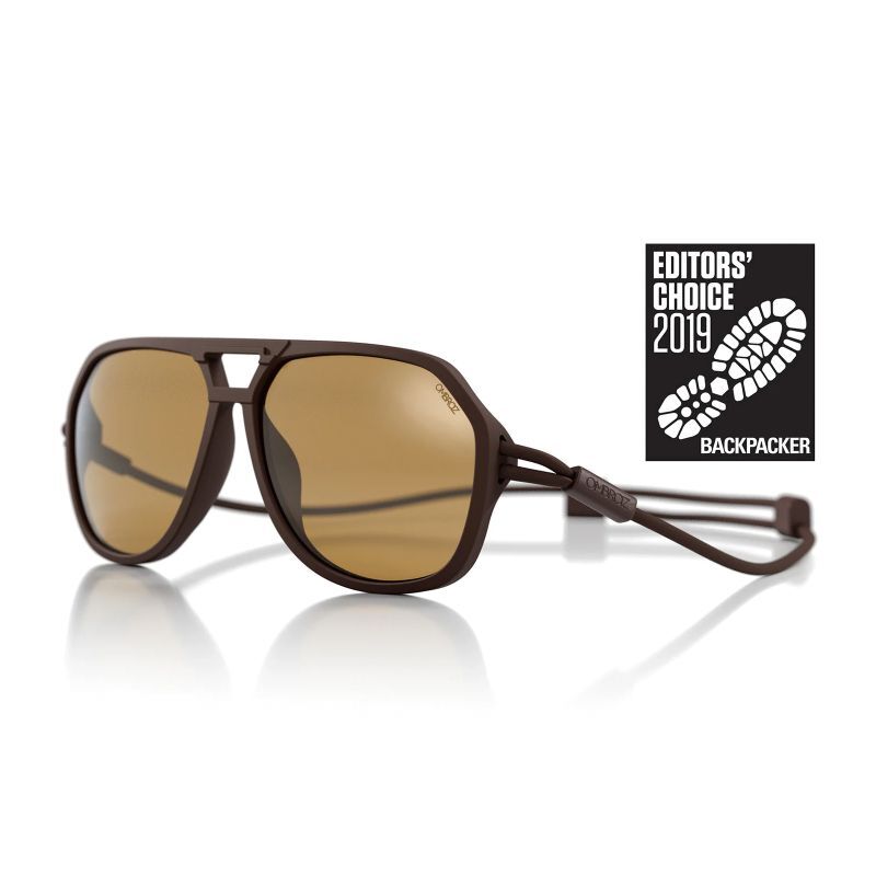 OMBRAZ CLASSIC matt brown-polarized yellow