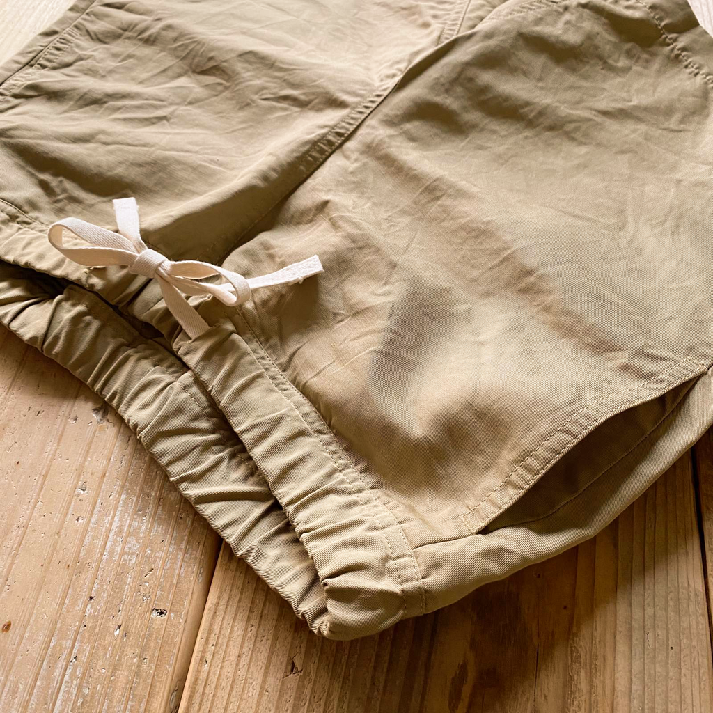 S&Y WORKSHOP Original Easy Shorts / OrganicCotton:Linen"GABARDINE"