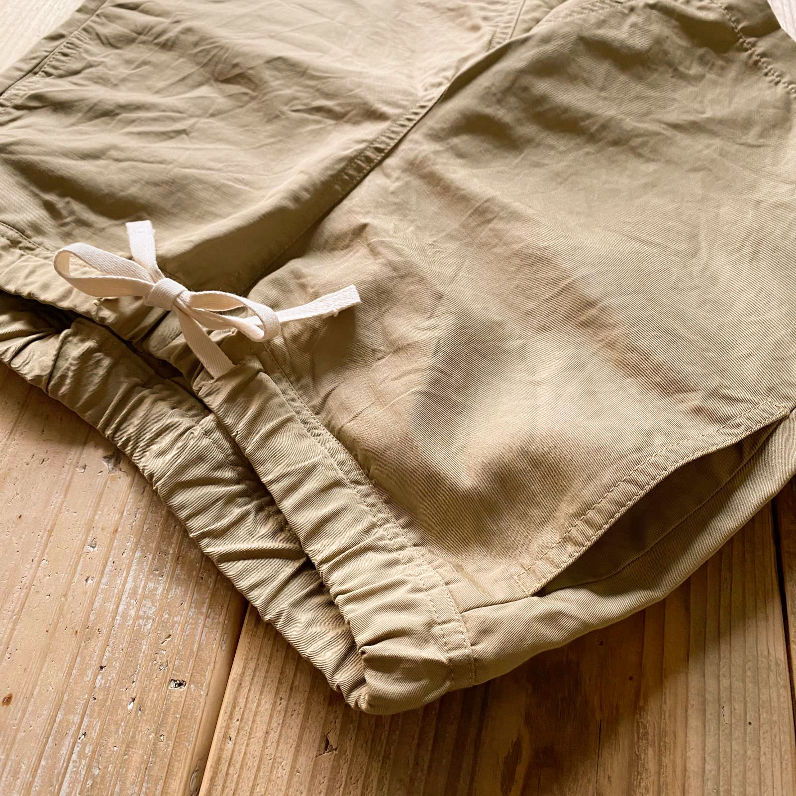 S&Y WORKSHOP Original Easy Shorts / OrganicCotton:Linen"GABARDINE"