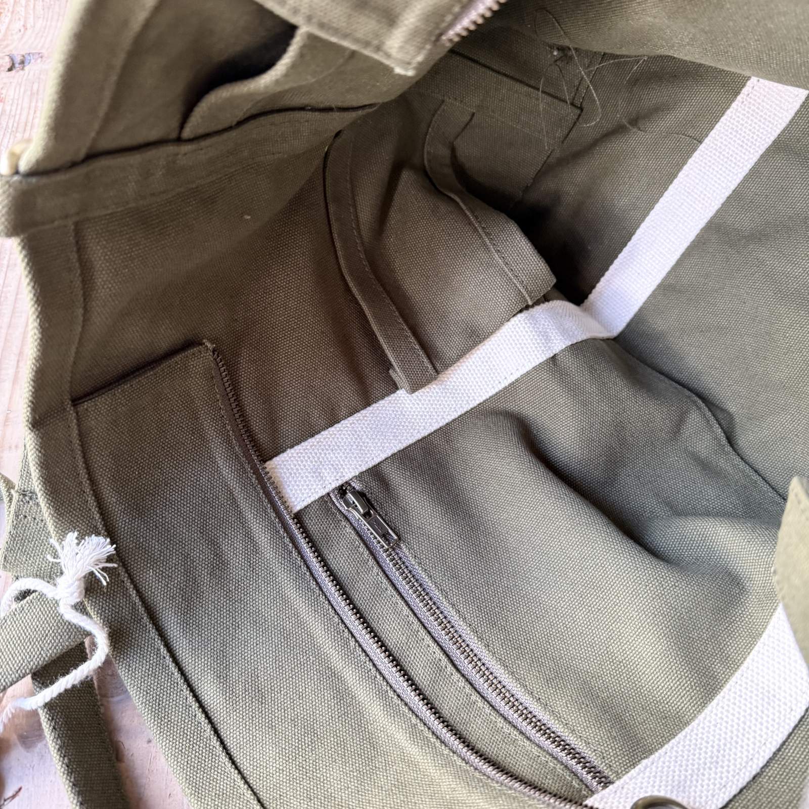 Wasabi  Canvas tent tote