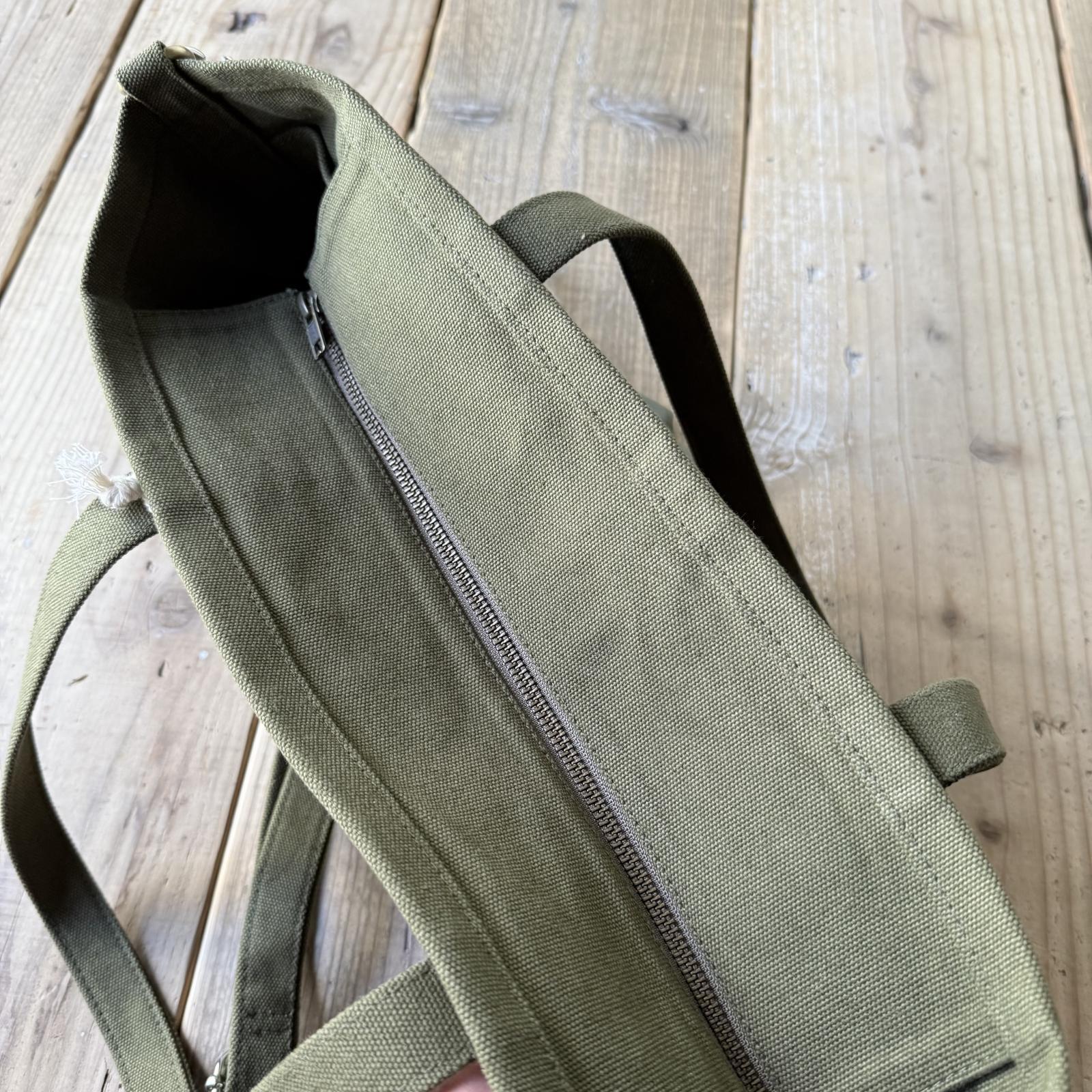 Wasabi  Canvas tent tote