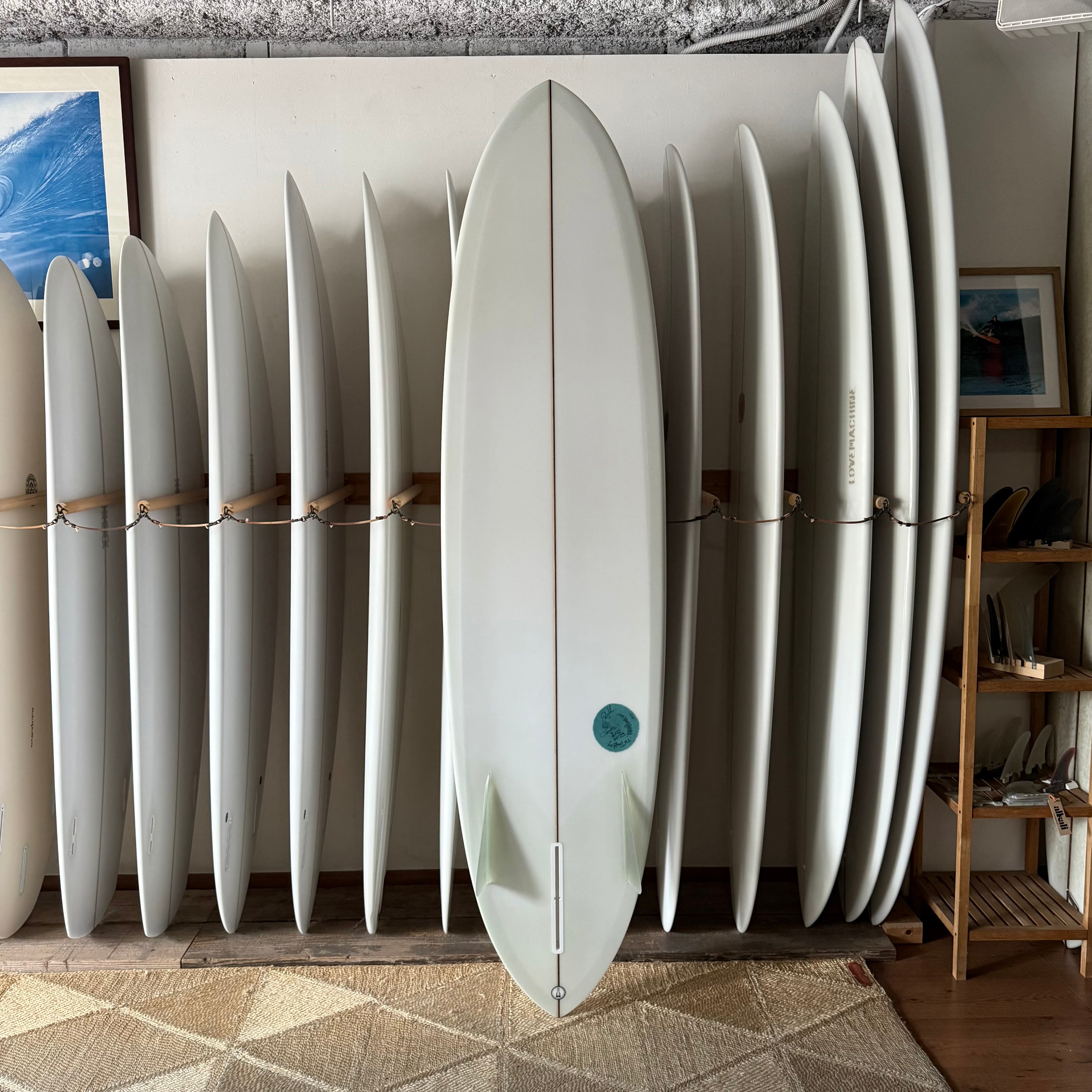 ライアンラブレース　ラブマシーンサーフボード　シックリジー　7.4 LOVE MACHINE Thick Lizzy 7'10″ ｜ Blue. (ブルー）| サーフ