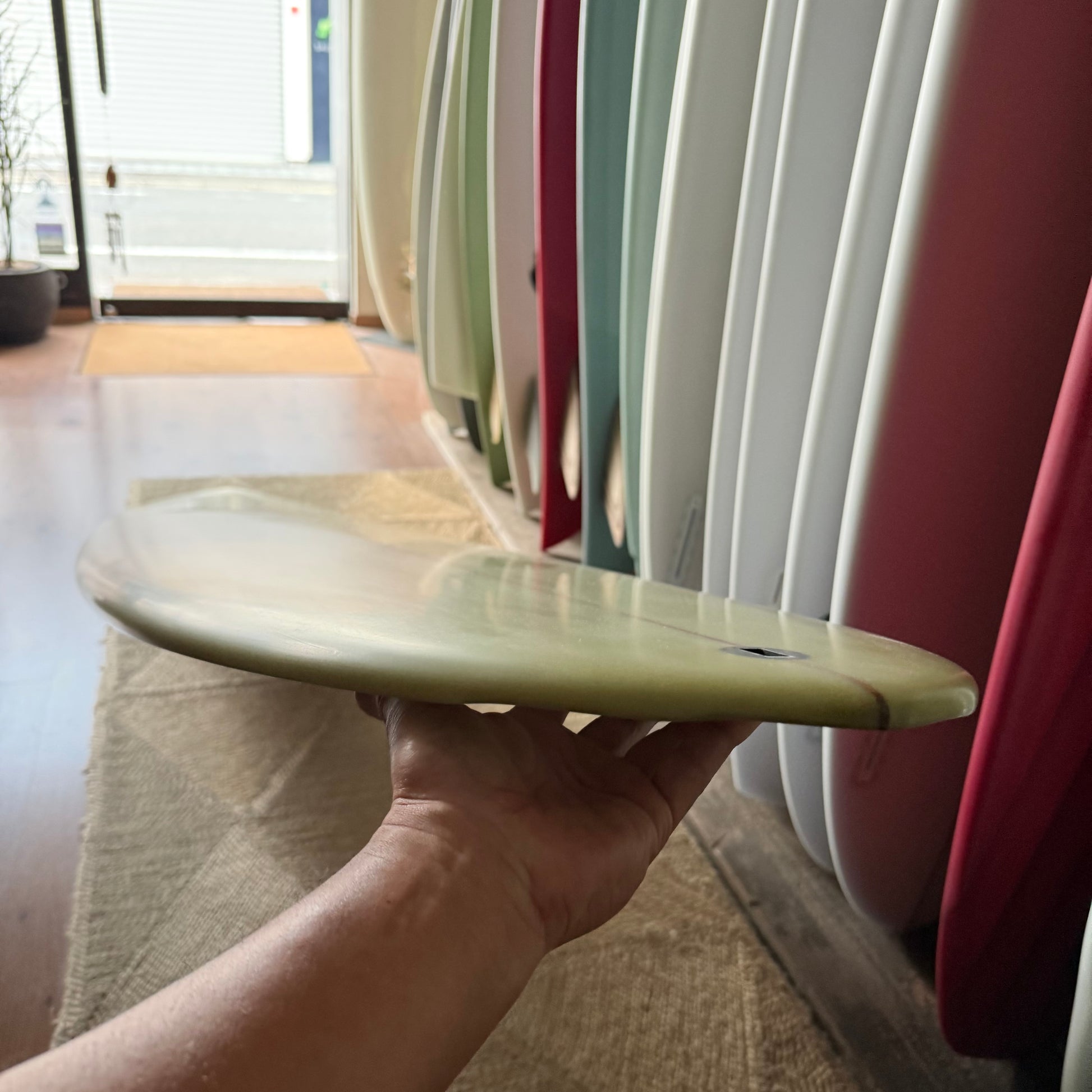 7'4" SURMAN SURFBOARDS Dark Void