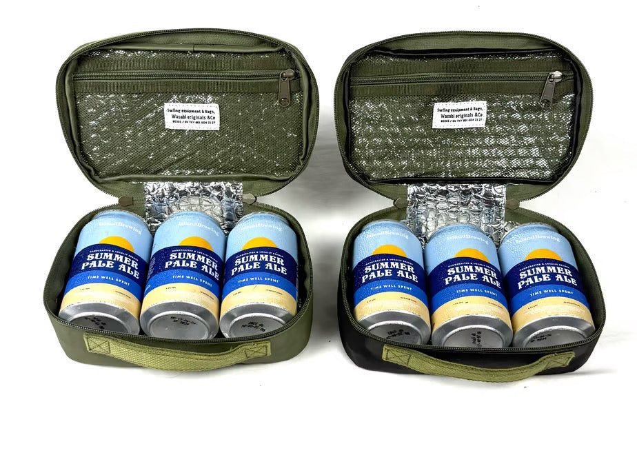 Wasabi Tent fabric Beer/Wax cooler container