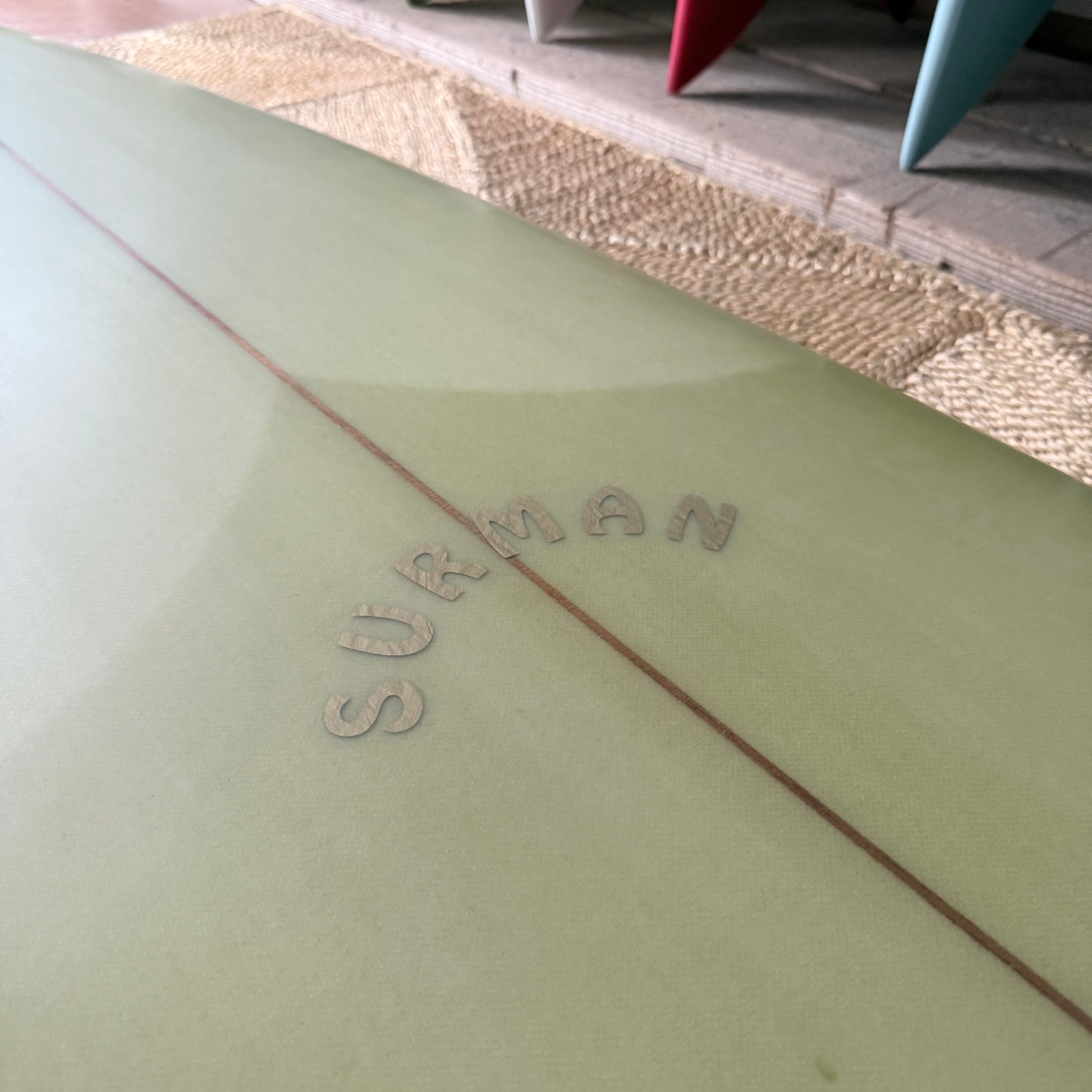 7'4" SURMAN SURFBOARDS Dark Void