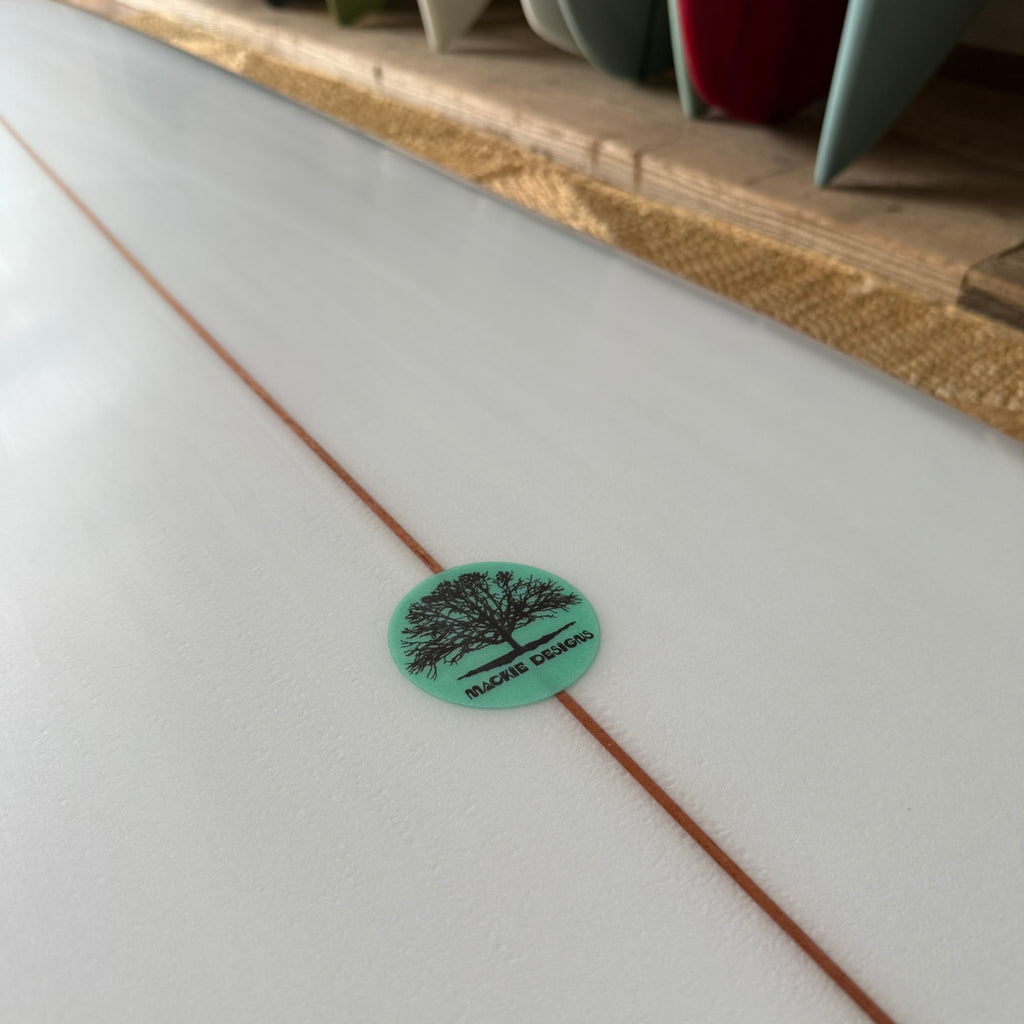 7’10” Mackie Designs Side cut round square flex tail