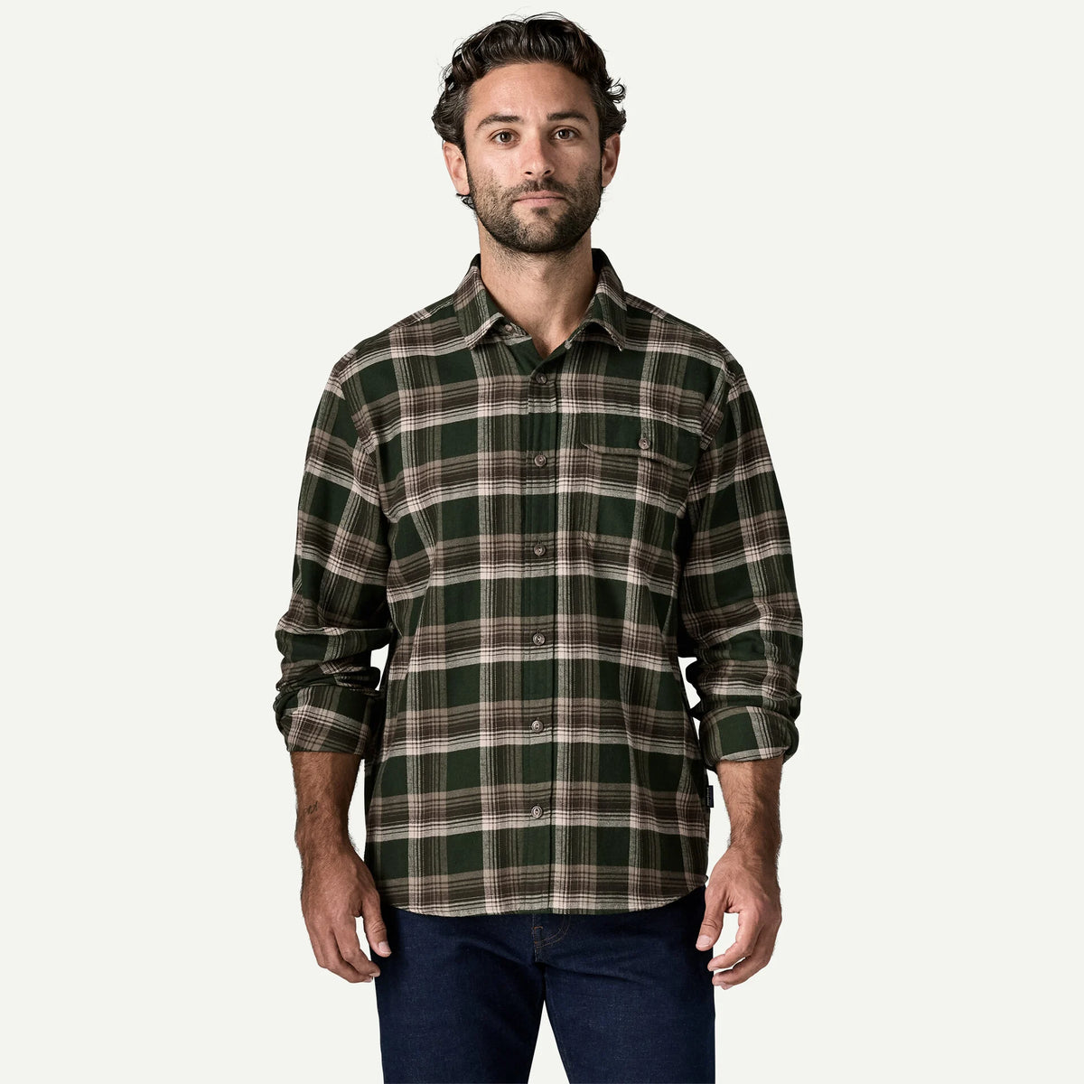 Patagonia メンズ・ロングスリーブ・ライトウェイト・フィヨルド・フランネル・シャツ