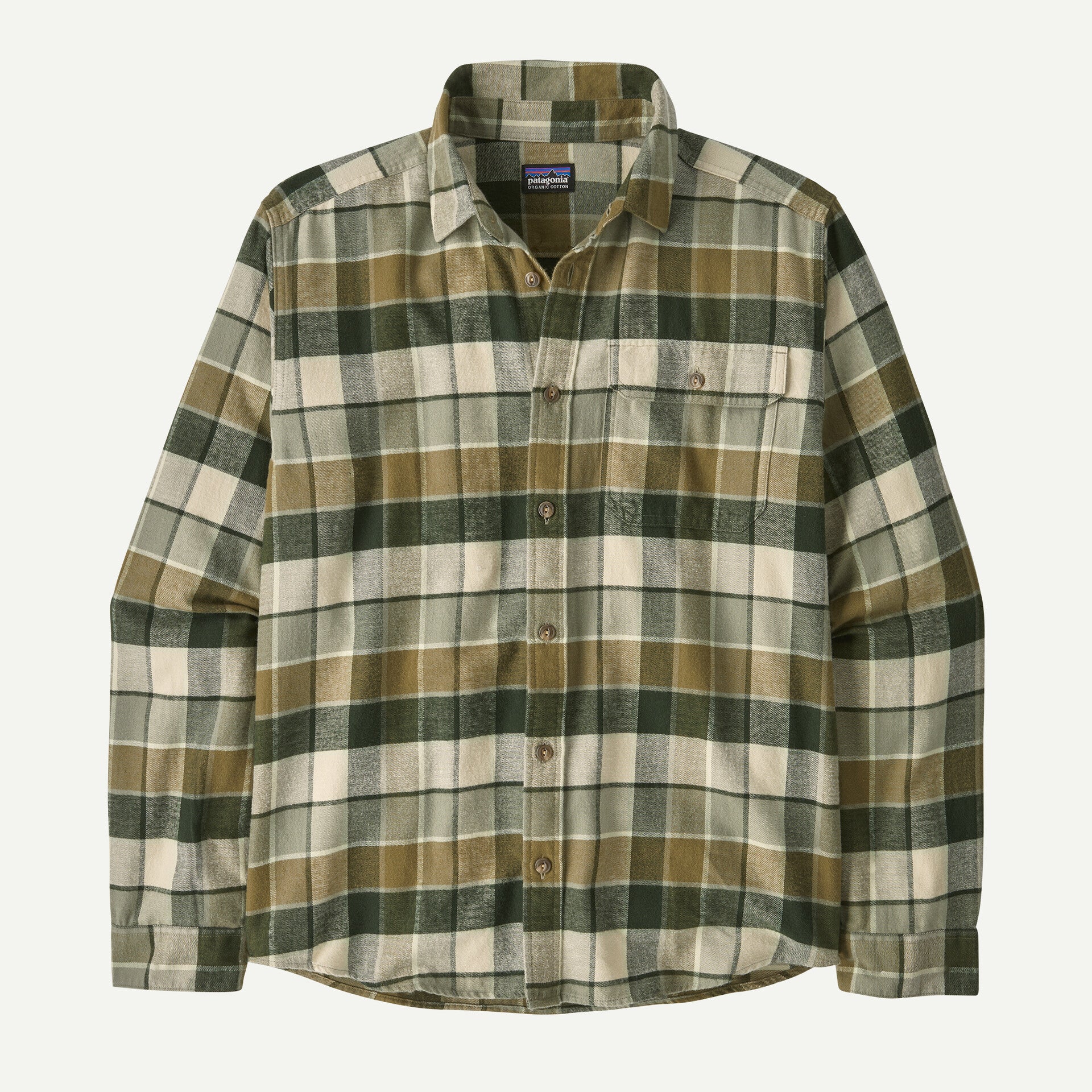 Patagonia メンズ・ロングスリーブ・ライトウェイト・フィヨルド・フランネル・シャツ