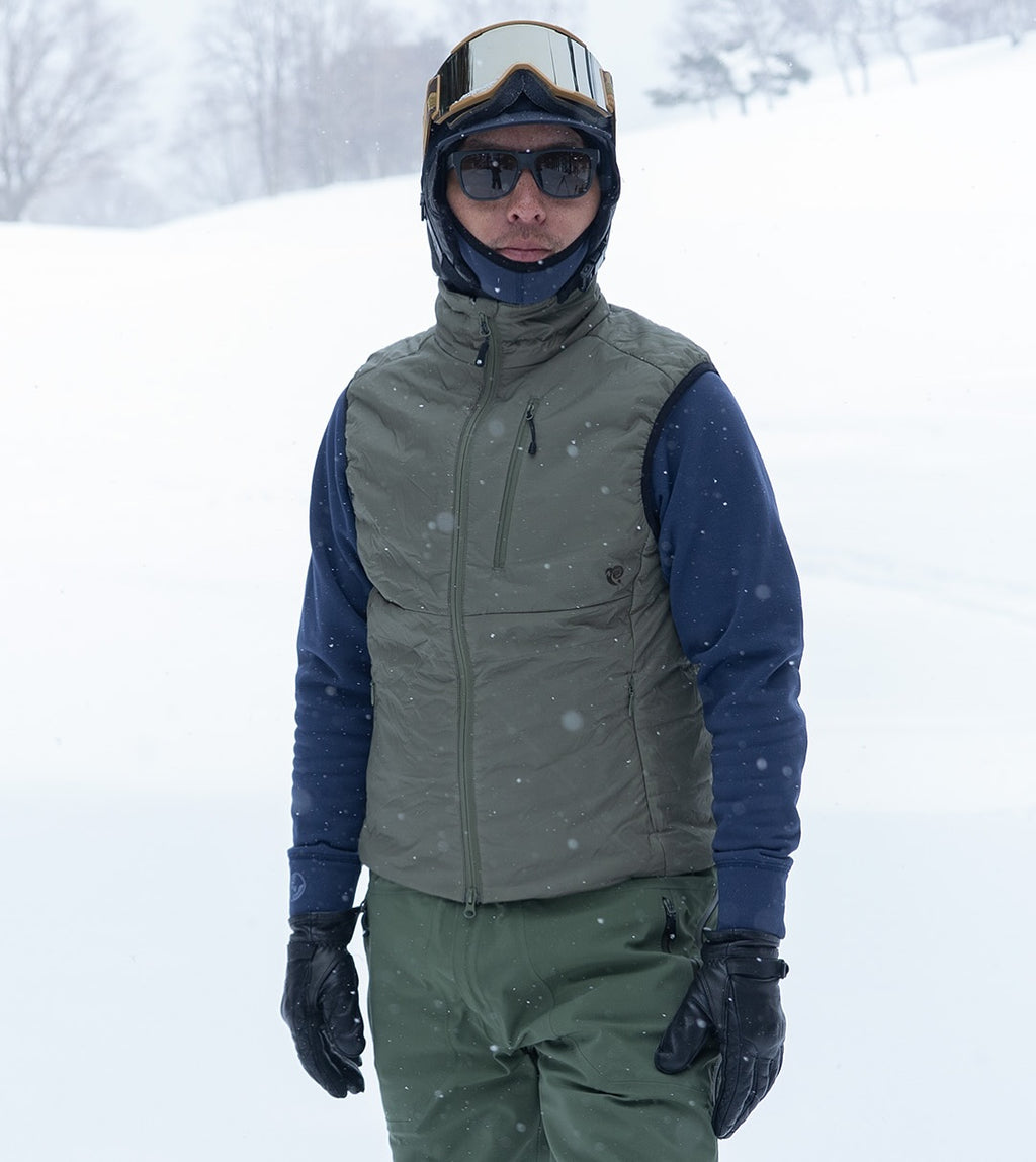 P.RHYTHM INSULATION VEST/ Gray