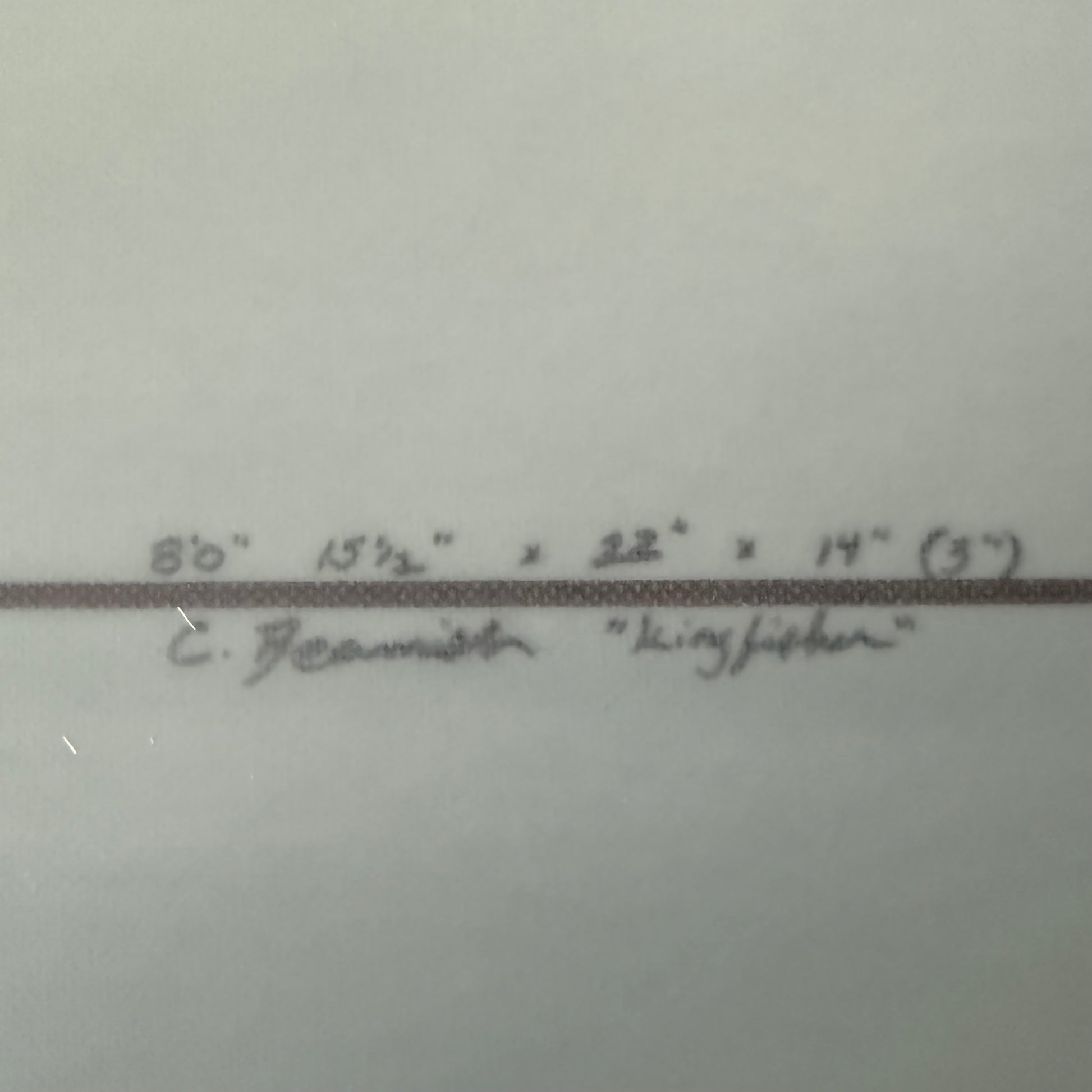 8’0” Christian Beamish King Fisher