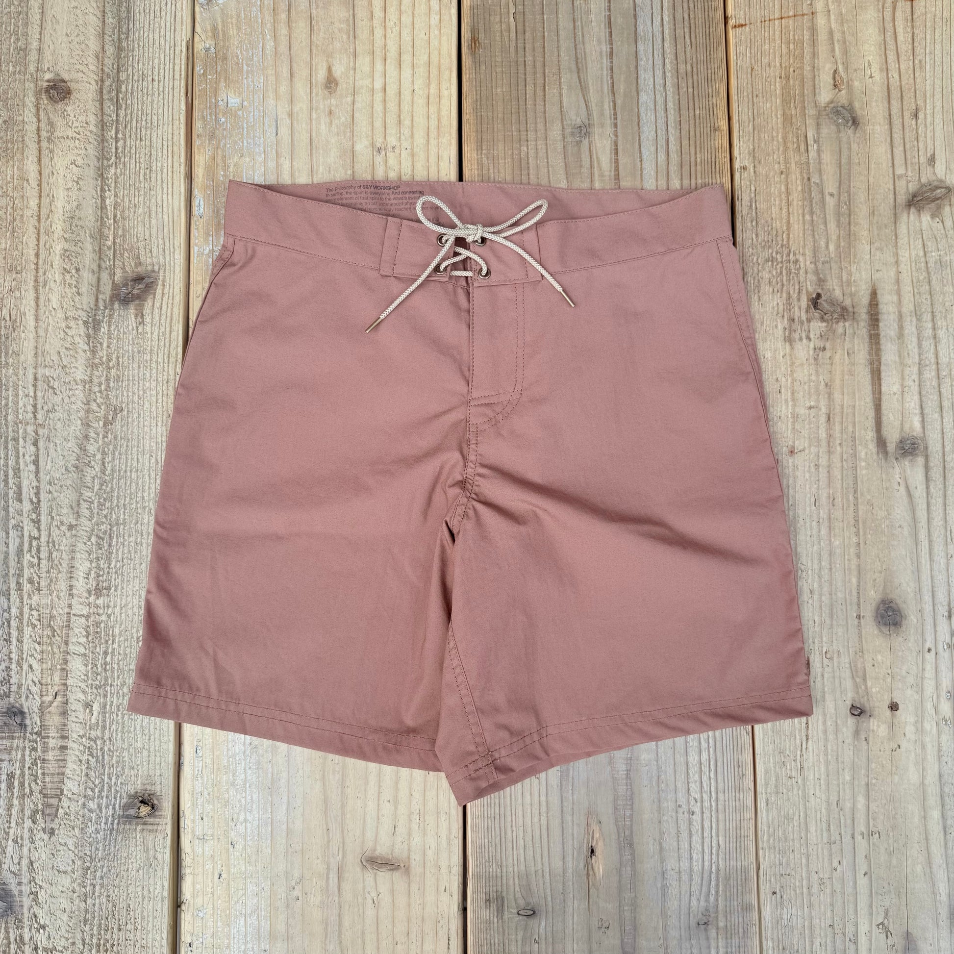 S&Y WORKSHOP ORIGINAL : BOARD SHORTS :: ORGANIC COTTON "AZUKI Bar"