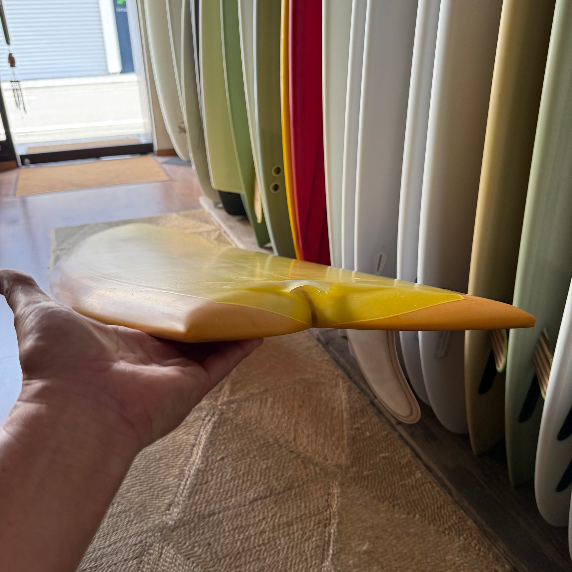 7’10” Todd Pinder Fish Simmons Angelo resin Artwork