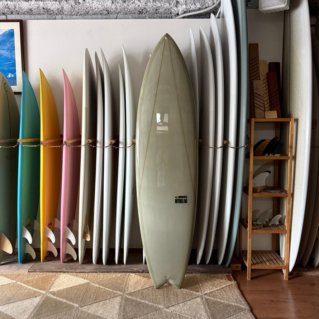 7'0" SURFBOARDS by MITCHELL RAE Outer Fish 2 V2 Flex Stringer