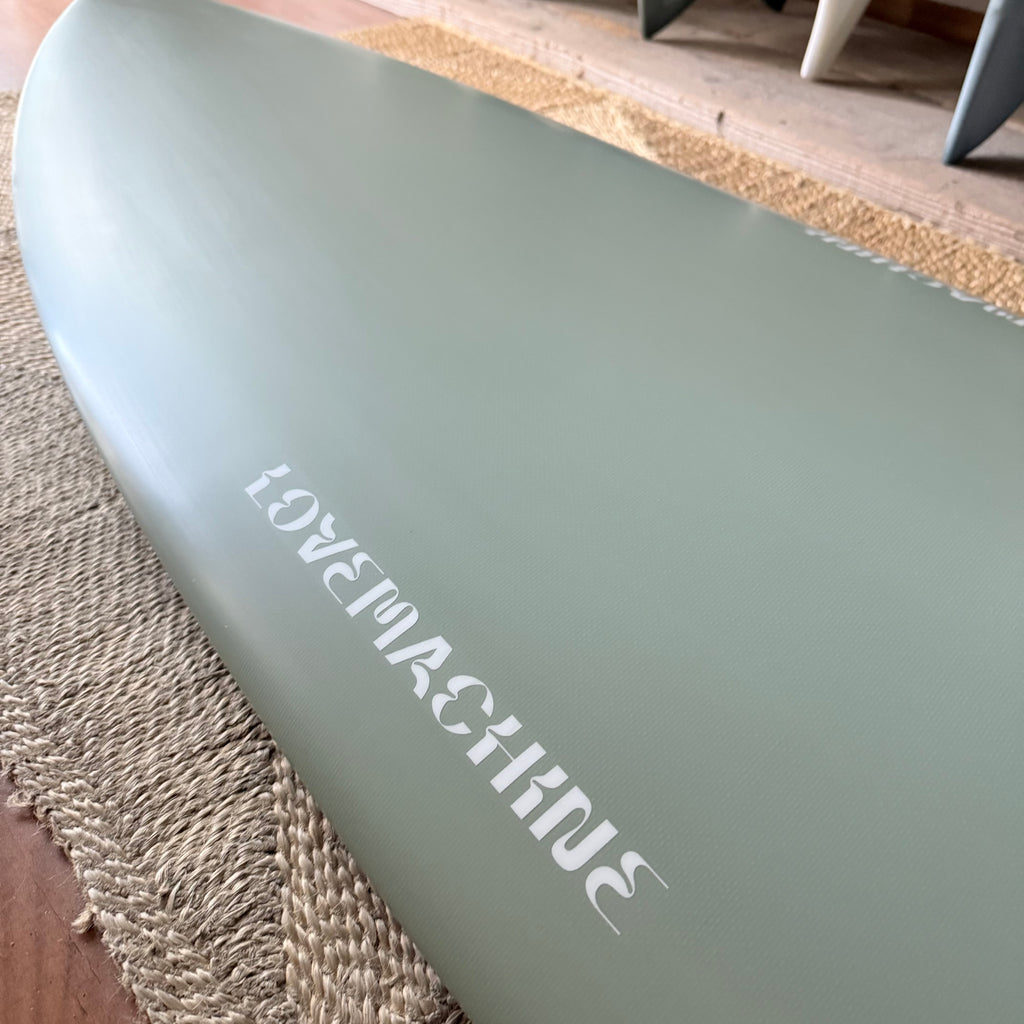 6'9" LOVEMACHINE SURFBOARDS FM "Smoothing by Ryan Lovelace"