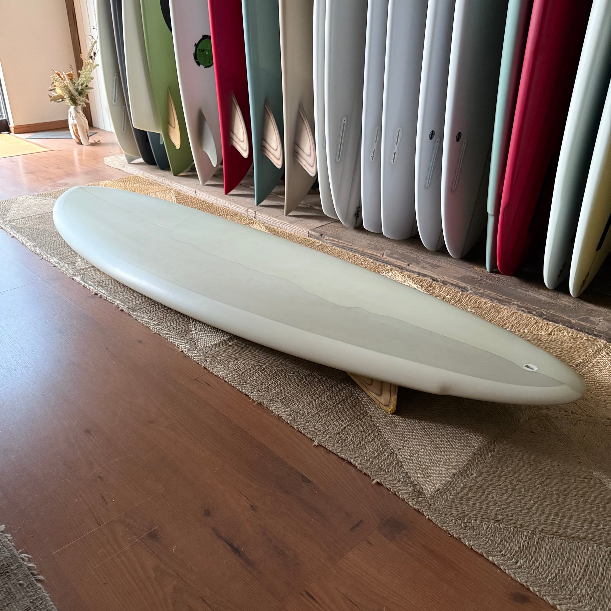 6’10“ Todd Pinder Bonzer Three Machine  Angelo resin artwork