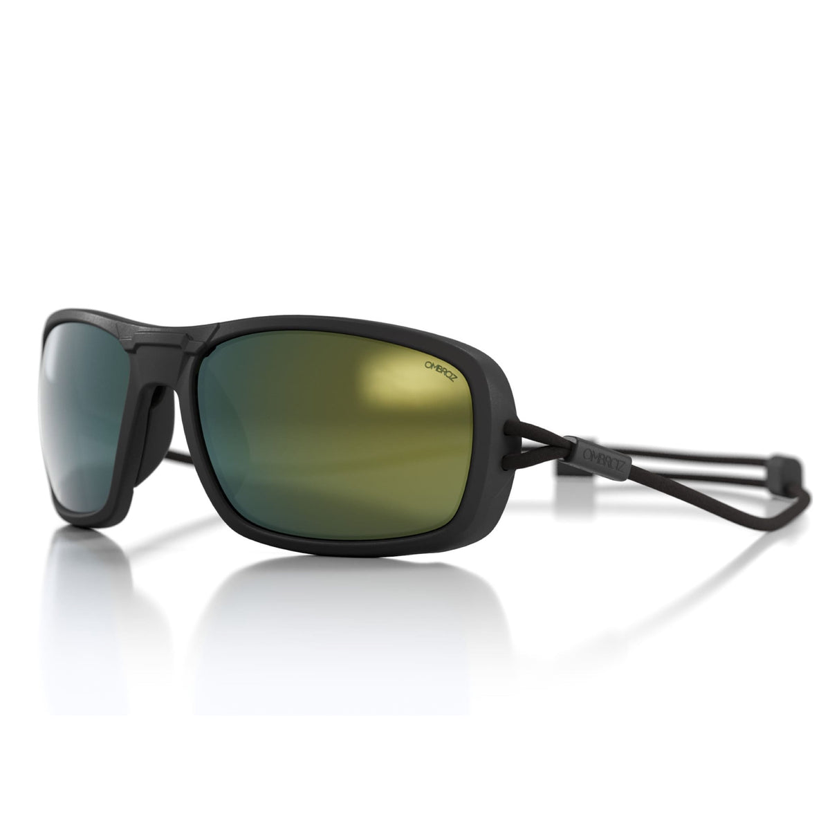 OMBRAZ AZZURRO/CHARCOAL/POLARIZED YELLOW, GREEN MIRROR