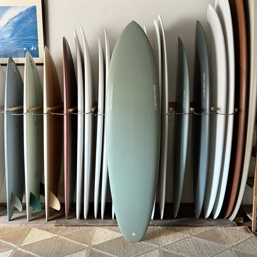 6'9" LOVEMACHINE SURFBOARDS FM "Smoothing by Ryan Lovelace"