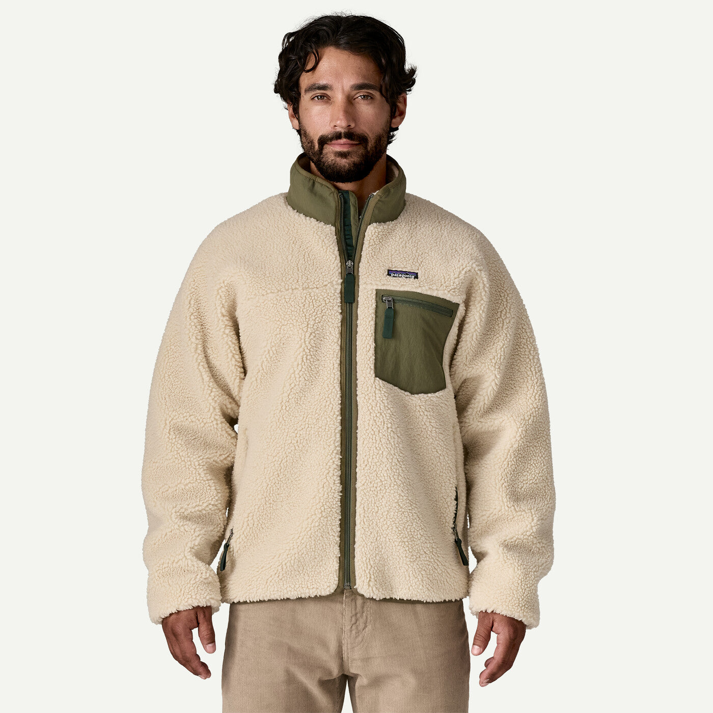 メンズ　patagonia レトロ　フリースジャケット　M Patagonia☆メンズ:クラシック.レトロX.ジャケット(Dark Green