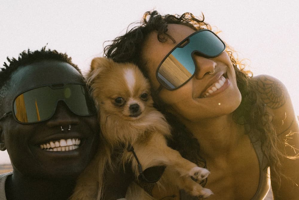 OMBRAZ Refgio/Charcoal/Brown with Bronze Flash Mirror