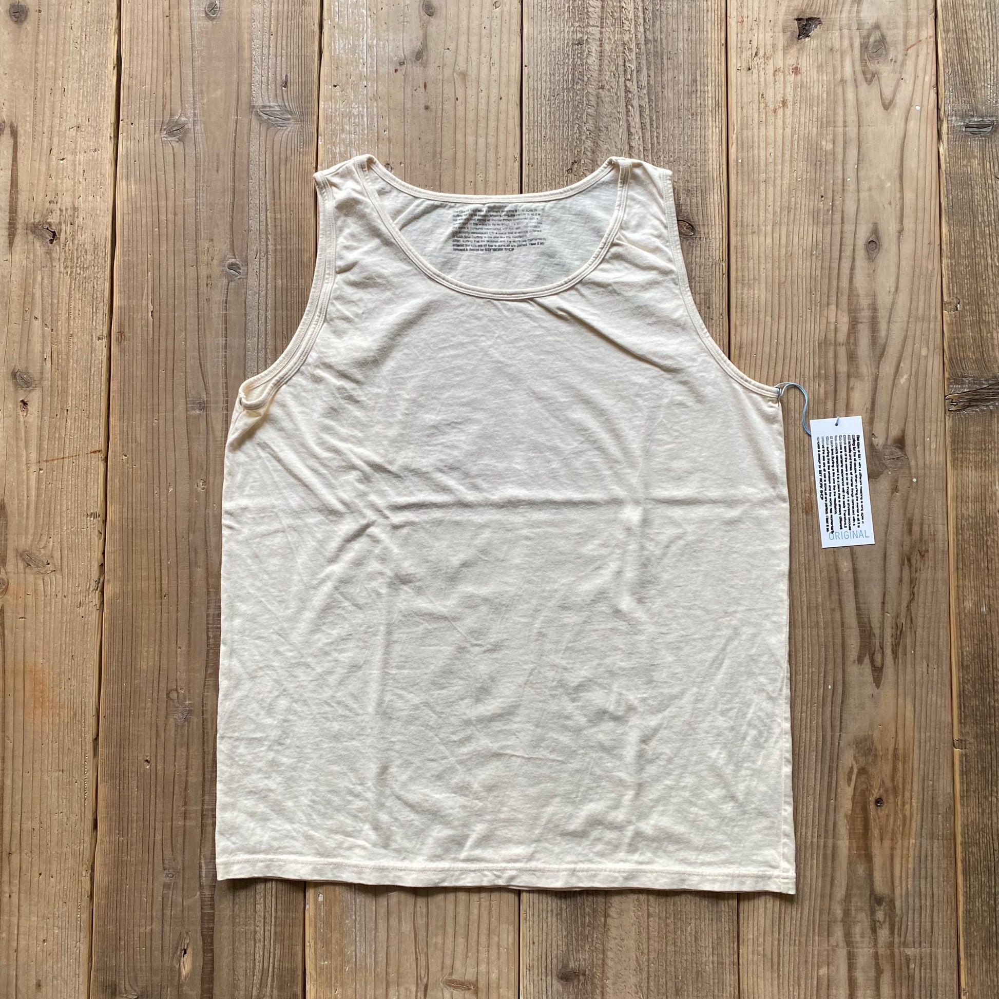 S&Y WORKSHOP ORIGINAL  100% Organic cotton "TANK TOP"