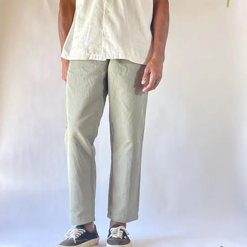 S&Y WORKSHOP Original /Organic cotton Easy Trousers”Gabardine”