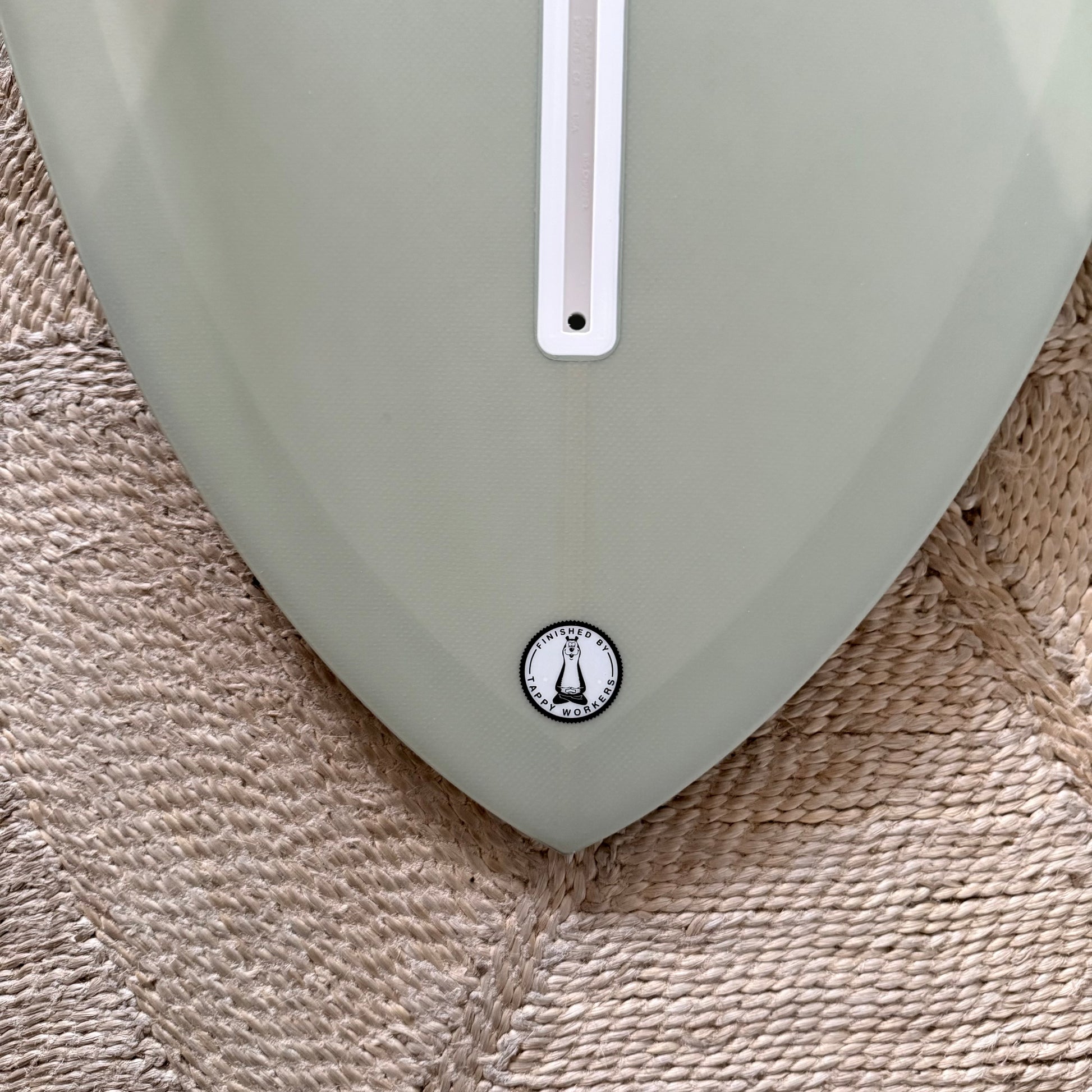 LOVEMACHINE SURFBOARDS 7'6" Thick Lizzy smoothing by Ryan Lovelace