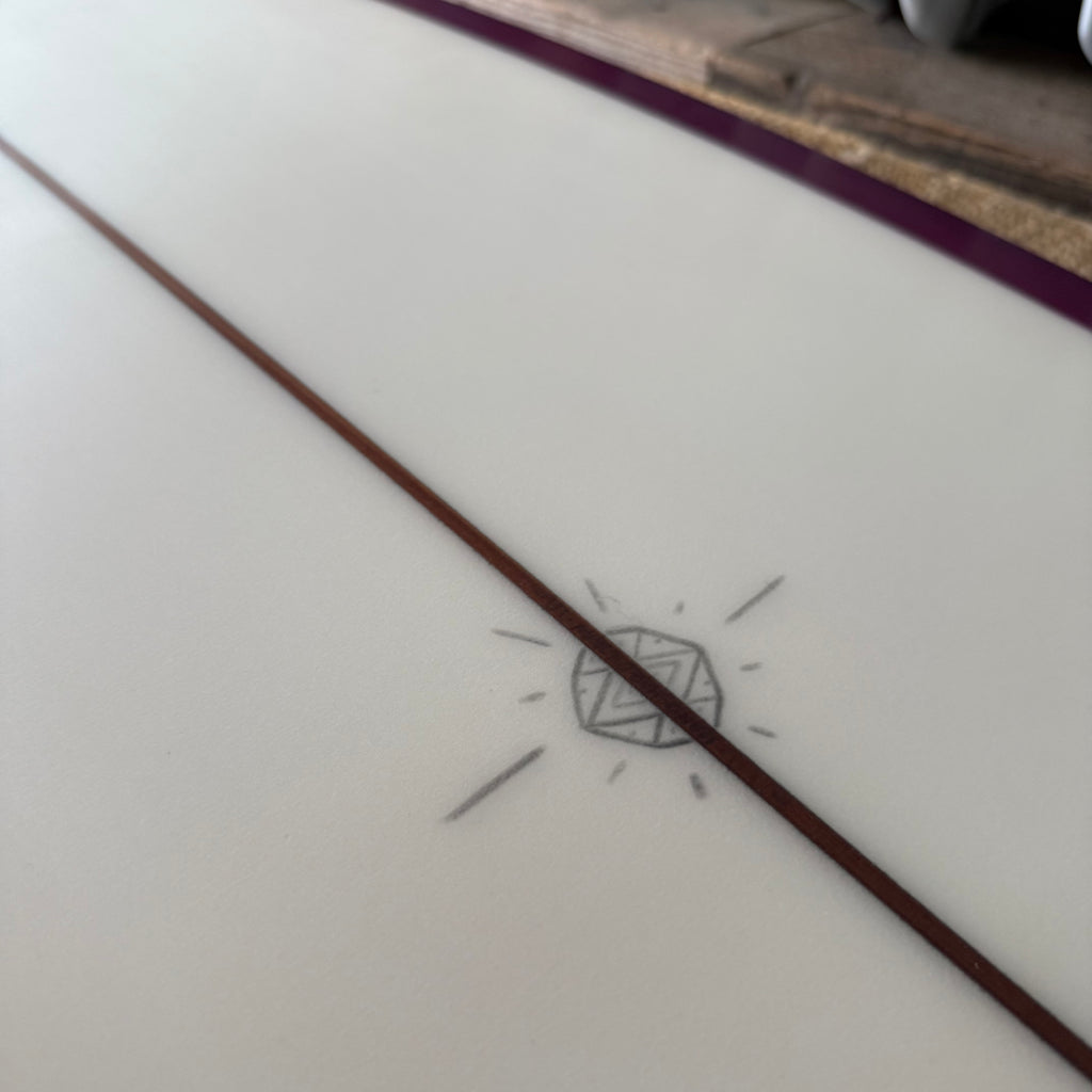 6'10" Alex Lopez surfboards Diamondtail Single