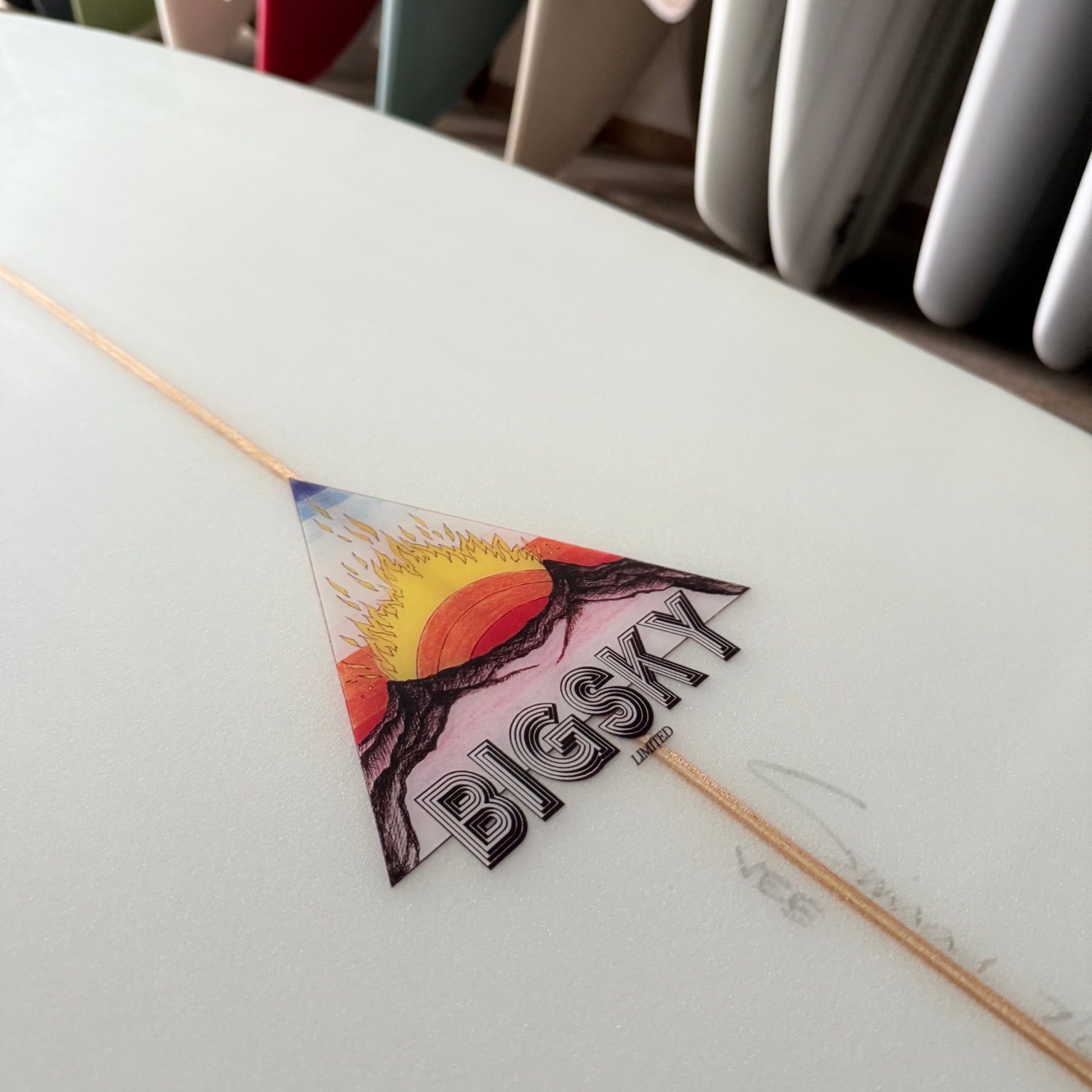 7’0” BIG SKY LIMITED Simon Andarson Round Tail Single 7’0”