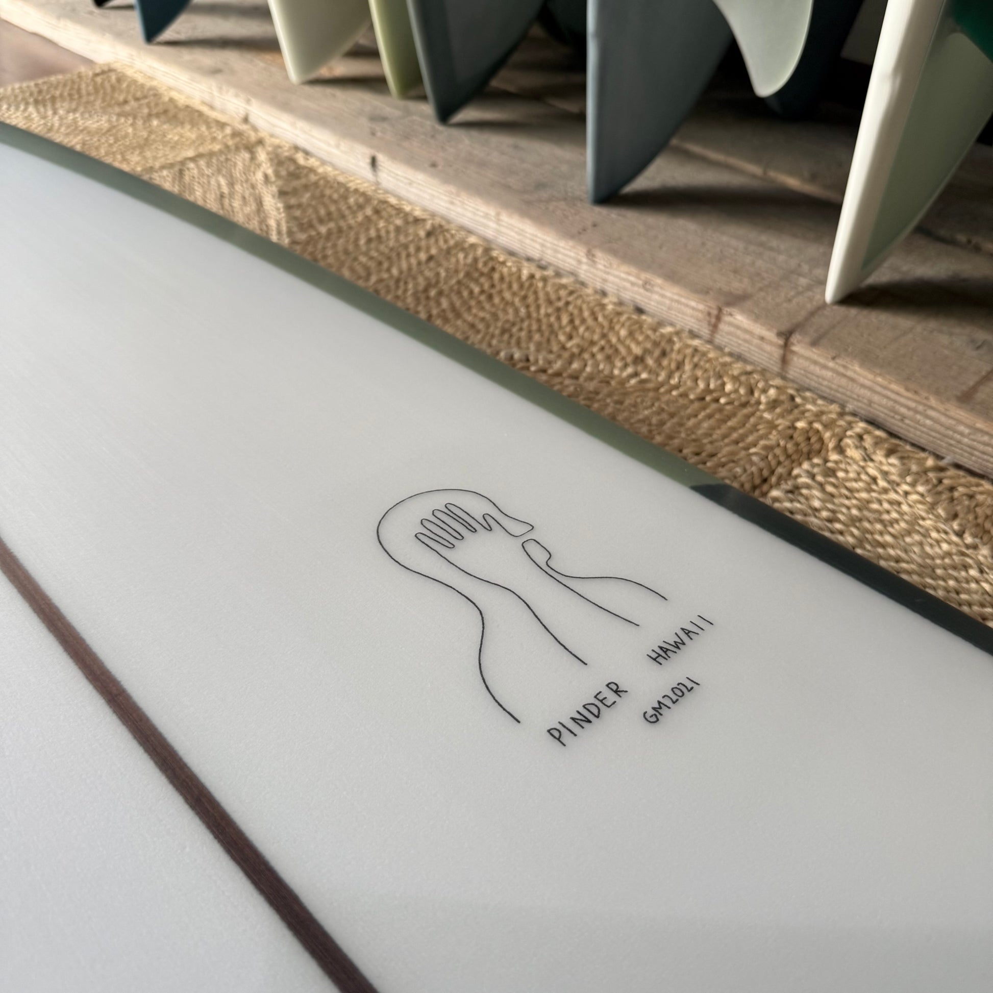 8’10”  Todd Pinder Zeppelin resin artwork by Super Wolf