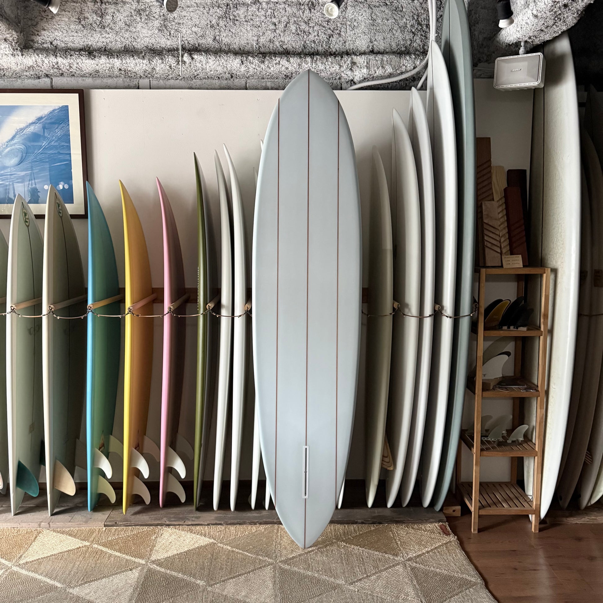 8’3” Mackie Designs Smooth Glide Pin triple stringer
