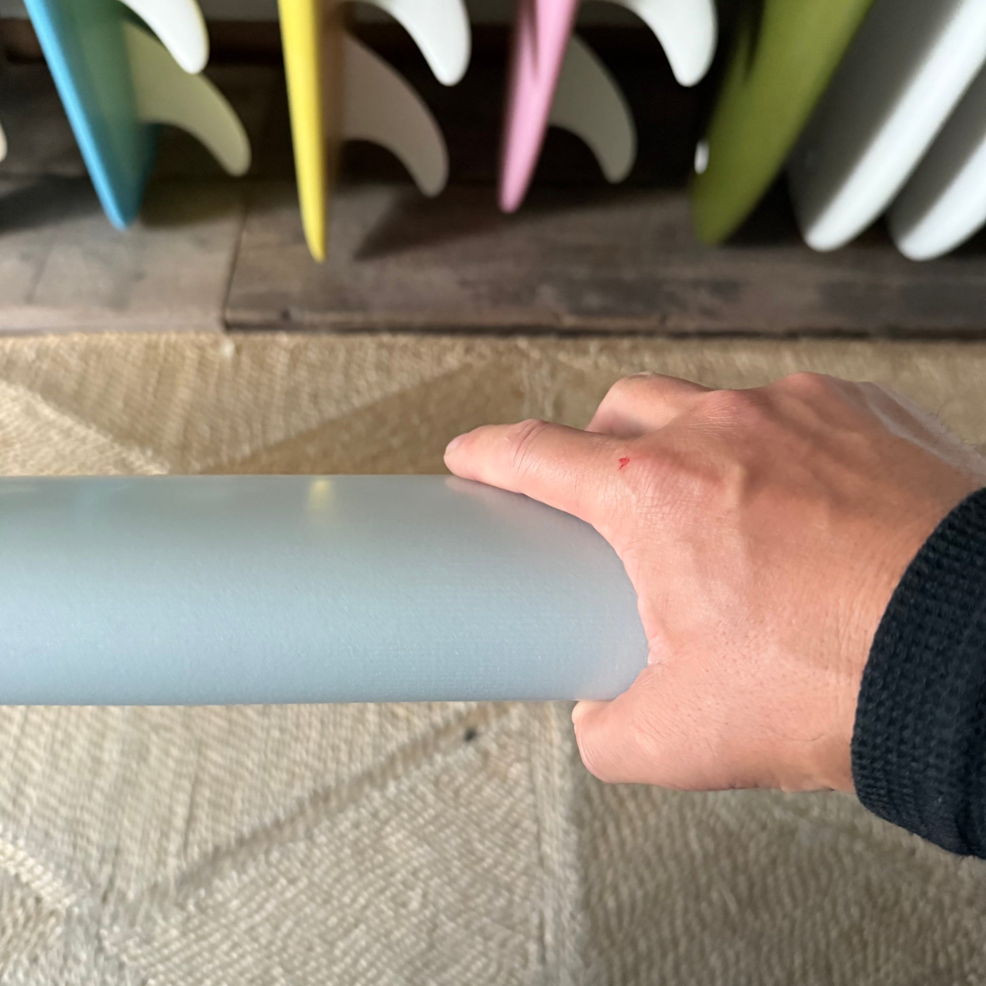 8’3” Mackie Designs Smooth Glide Pin triple stringer