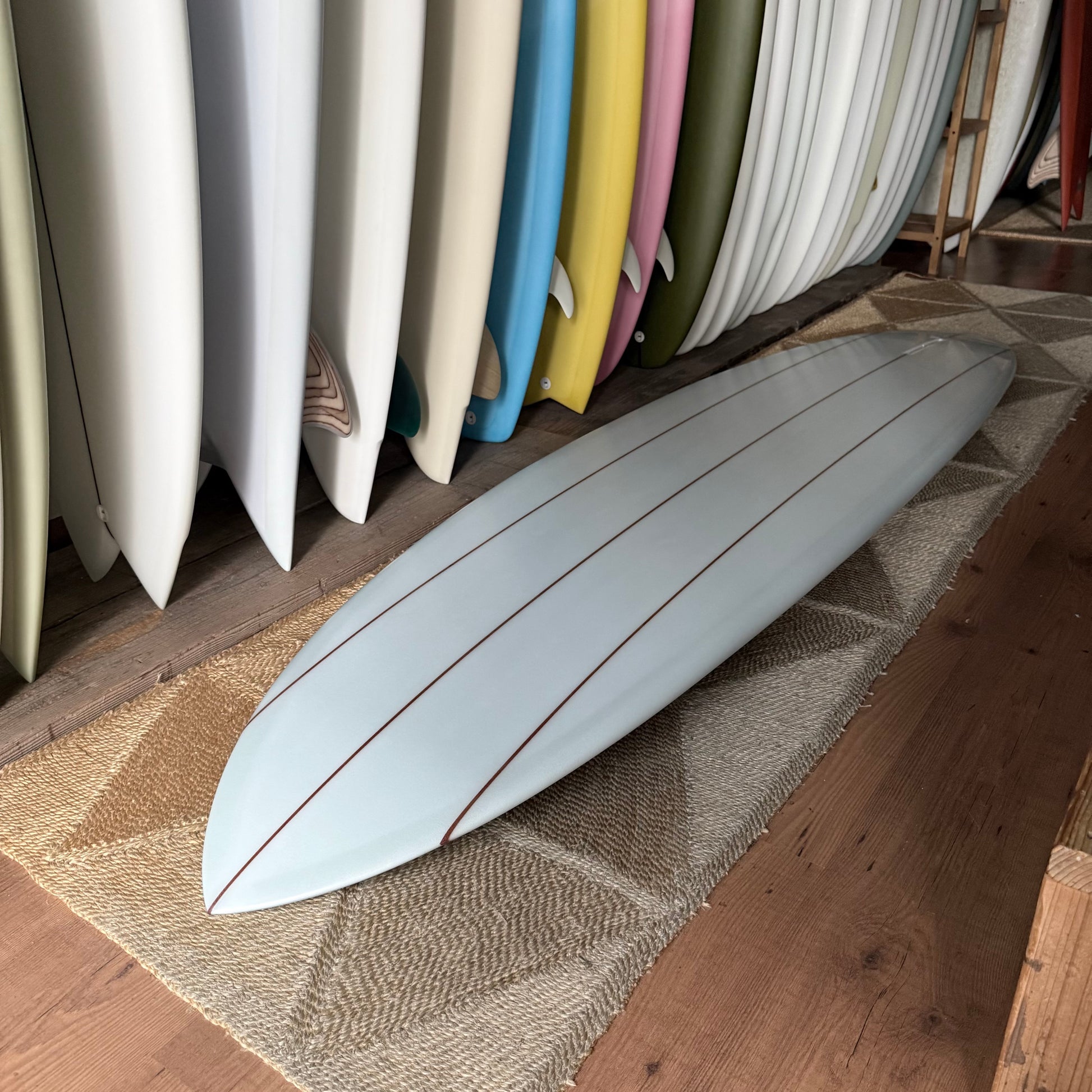 8’3” Mackie Designs Smooth Glide Pin triple stringer