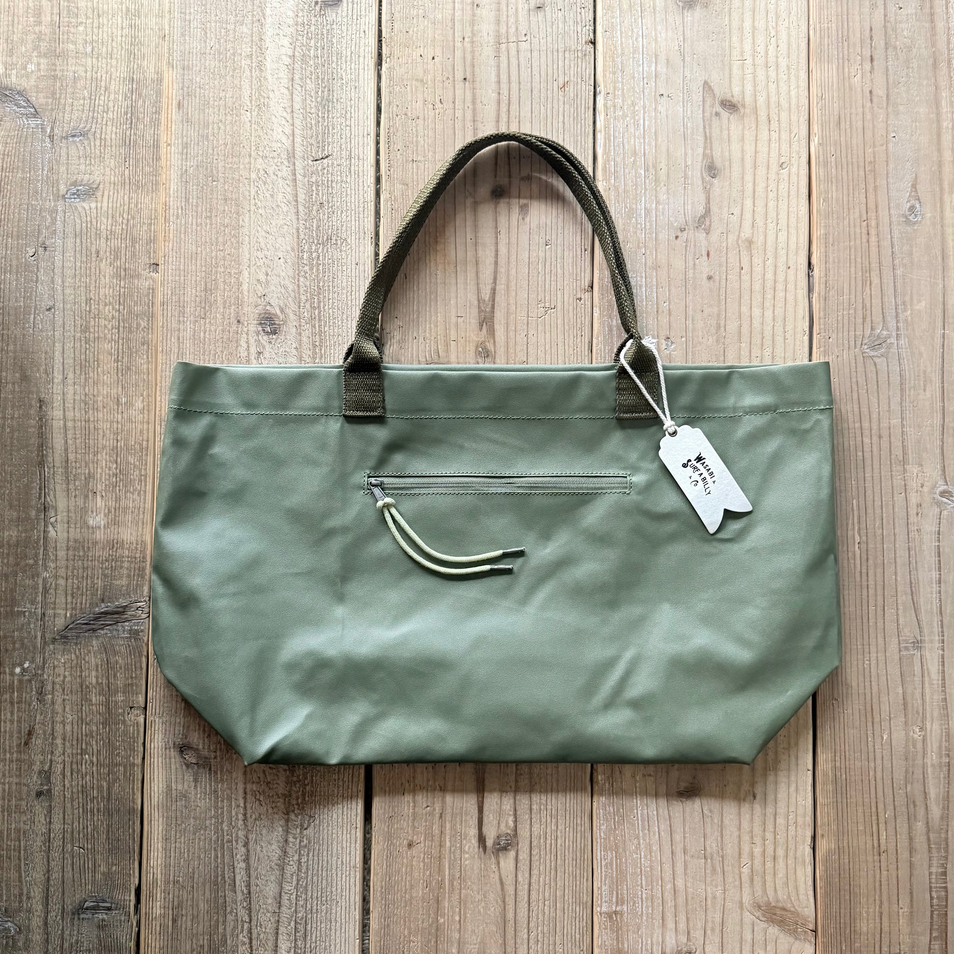 Wasabi x Surf a billy Tent Fabric Beach Tote