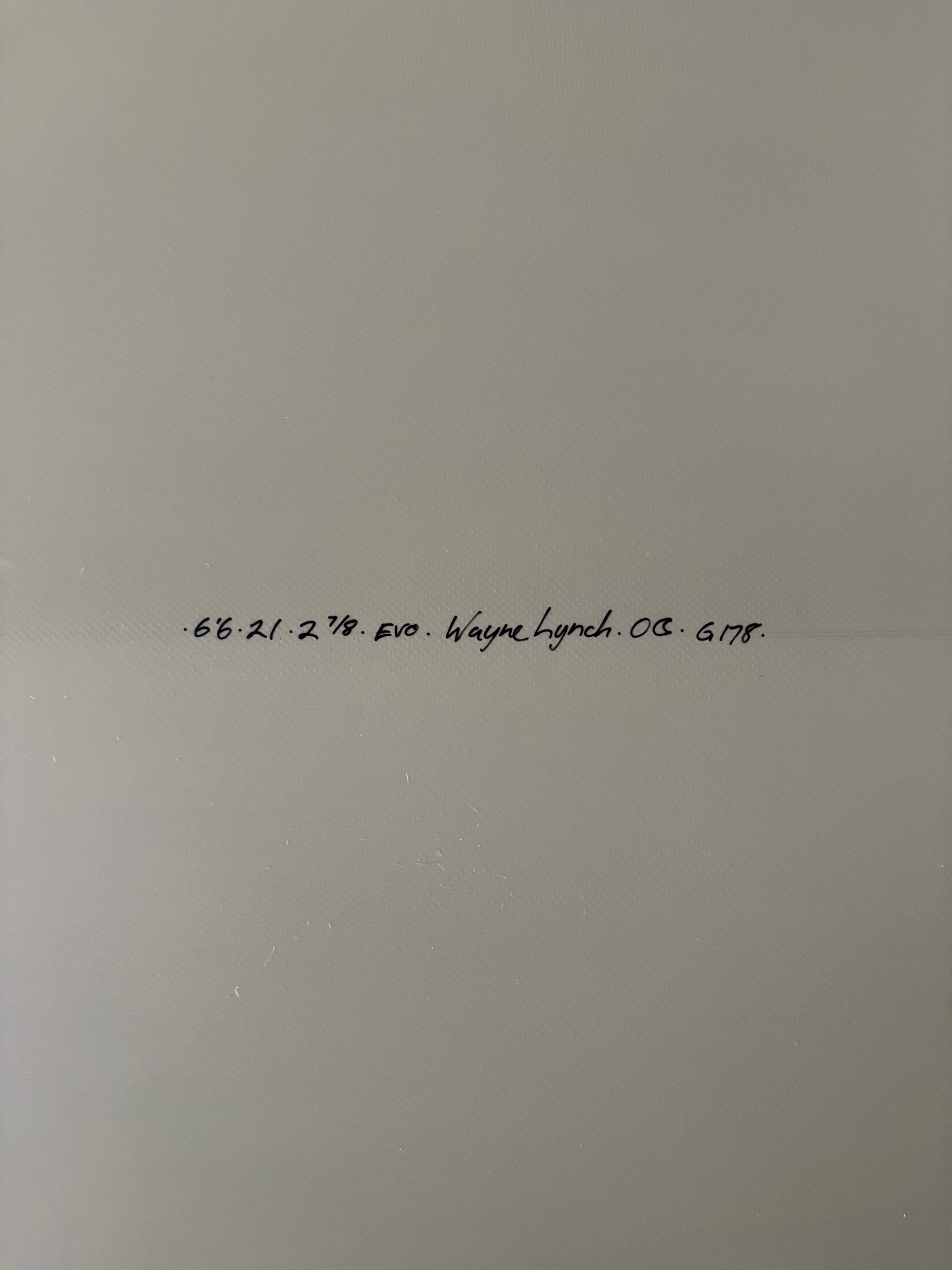 6’6” Wayne Lynch Surfboards EVO Tri