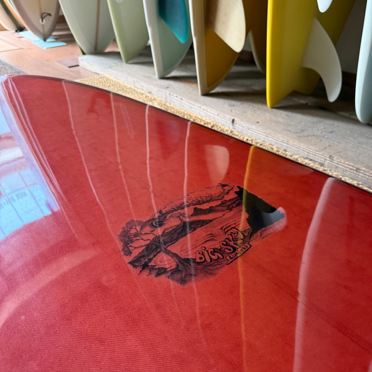 6’9” Andrew Kidman Surfboards  GREEN