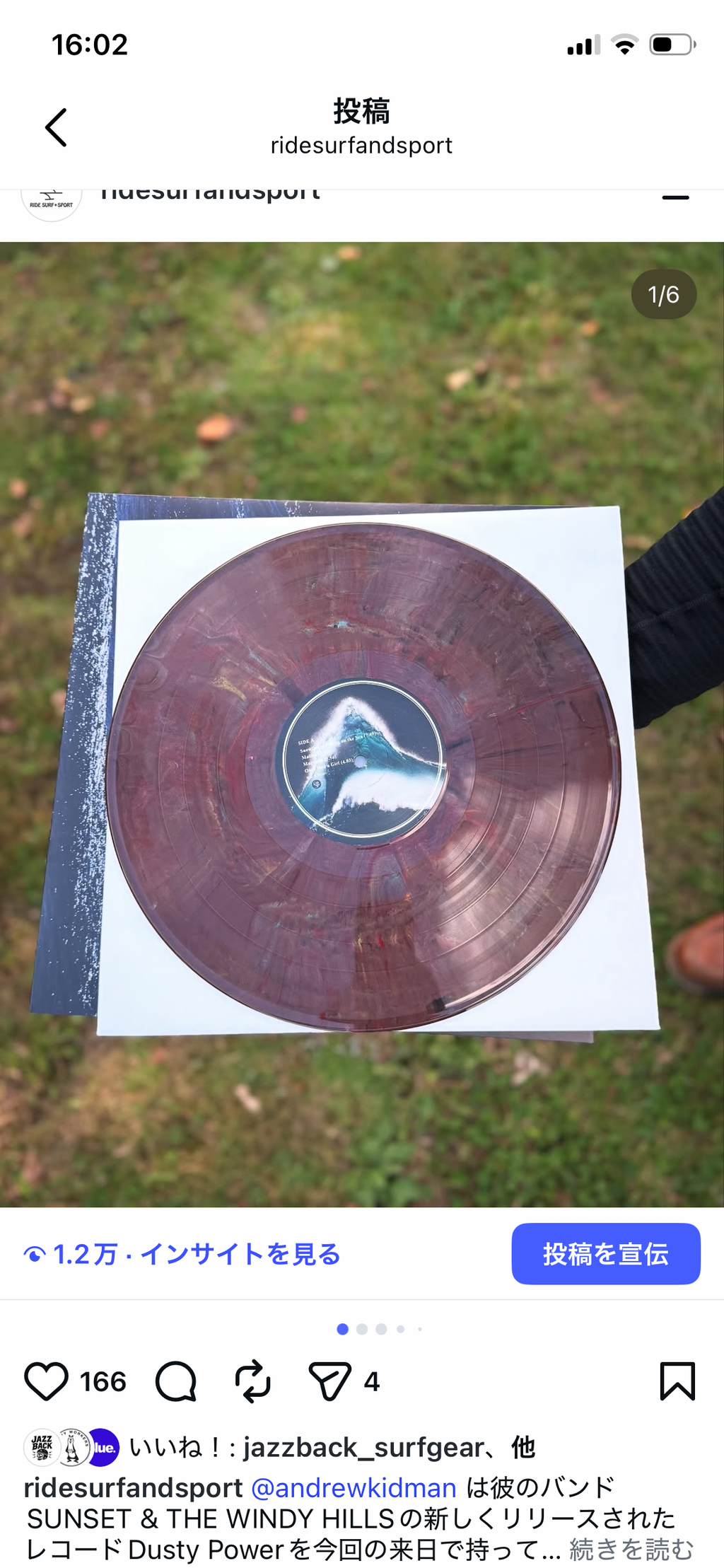 レコード Dusty Power / SUNSET & THE WINDY HILLS