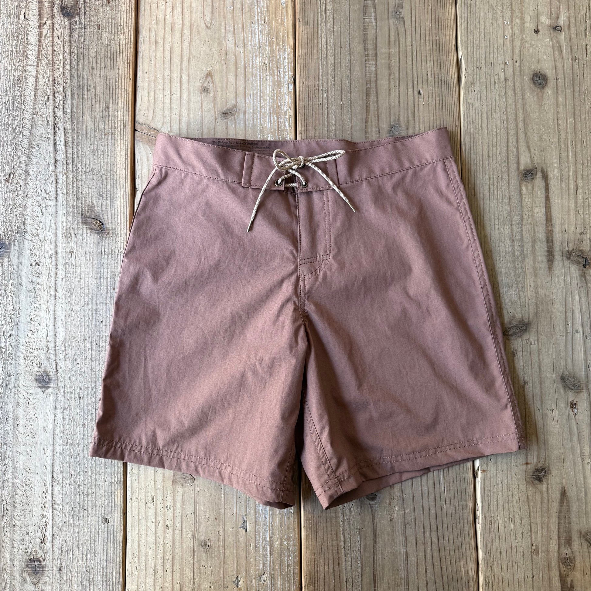 S&Y WORKSHOP ORIGINAL : BOARD SHORTS :: ORGANIC COTTON "AZUKI Bar"