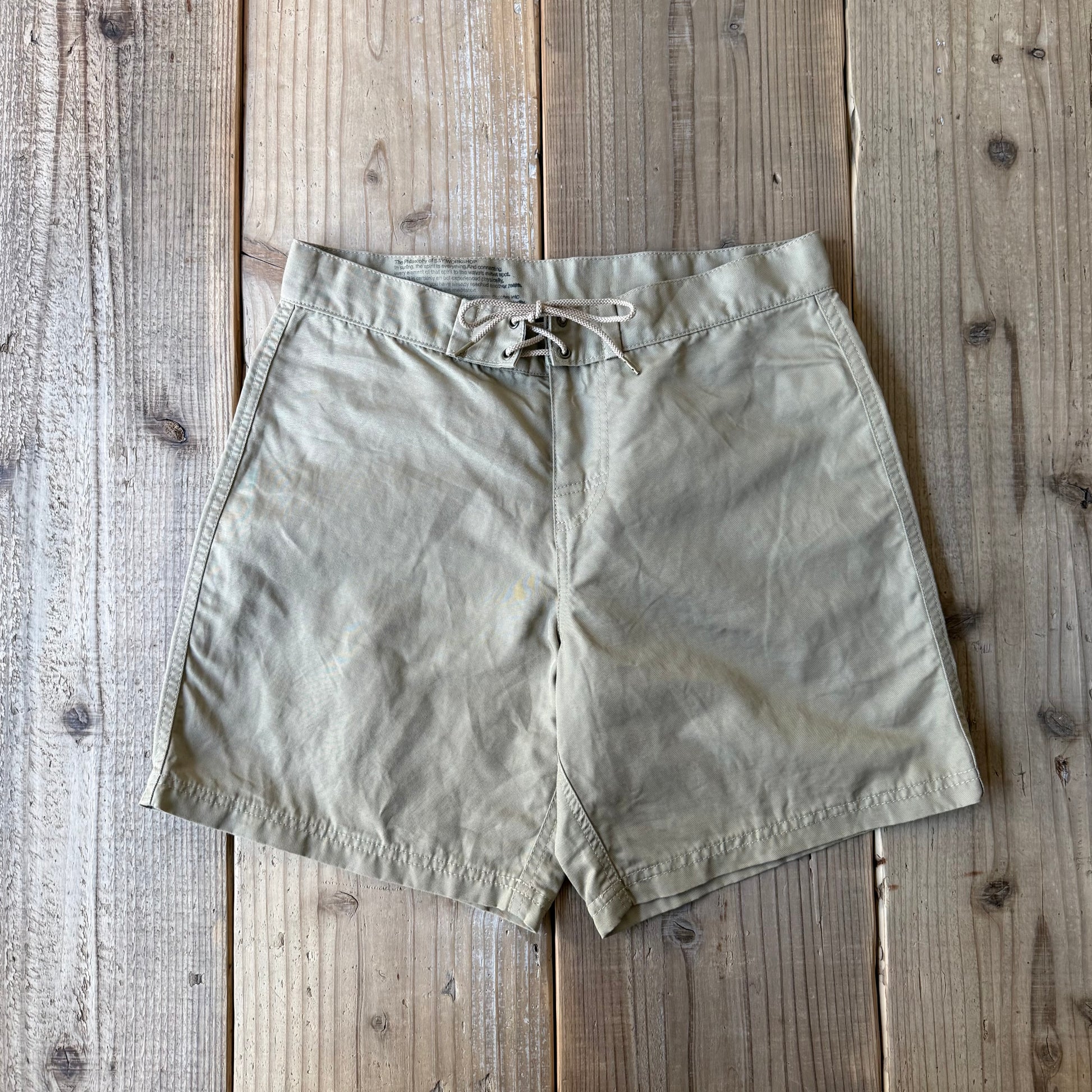 S&Y WORKSHOP ORIGINAL : BOARD SHORTS :: Turkish Organic C/Li "Gabardine"